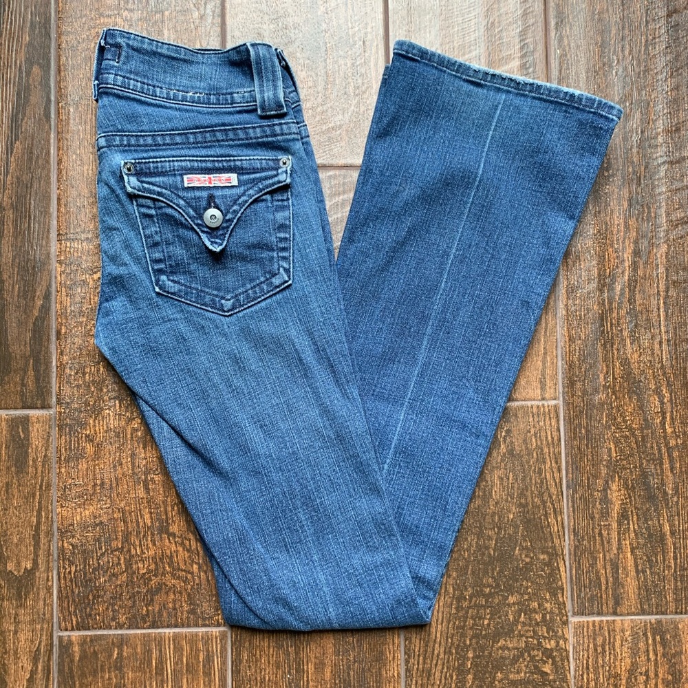 Hudson Slim Bootcut Flare Med Dark Wash GLO 32”